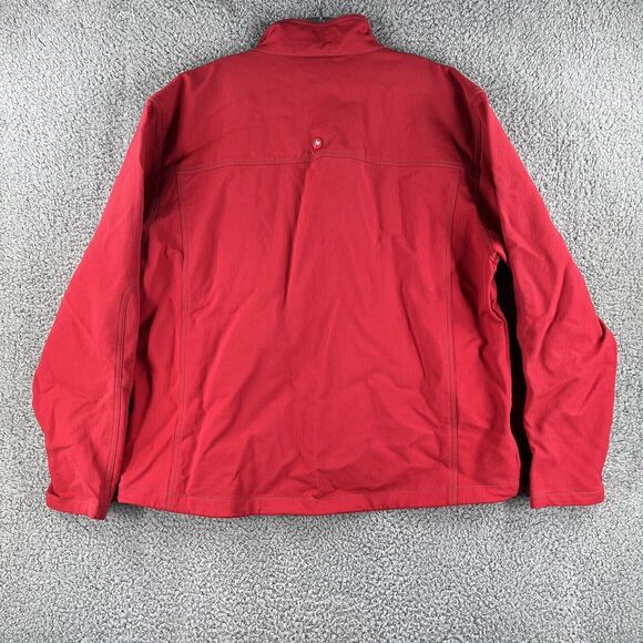 Marmot Men’s Warm-light Red Full Zip Fleece Jacket Size XL - Picture 7 of 7